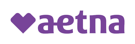 The image shows a logo with the word  Vaetna  written above a heart symbol, followed by the word  Aetna  below the heart.